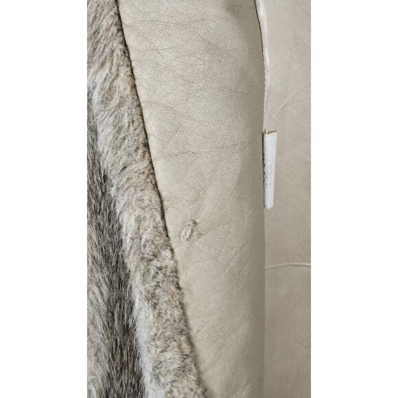 Vintage D'ESPRIT Dubrowsky & Perlbinder Faux Fur Wool Coat/Jacket Womens Size 14 - Picture 8 of 11